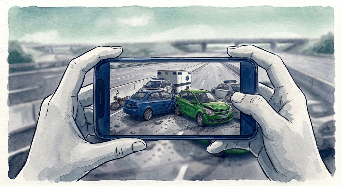 En los reclamos de seguros o en un juicio por daños y perjuicios tomar fotografías de los daños en el momento es clave. Si hubo lesiones también es fundamental que te hagas ver por un médico y guardes las constancias de atención